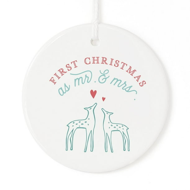 Baby's First Christmas Porcelain Ceramic Christmas Ornament with Ribbon and Complimentary Gift Box The Cotton & Canvas Co Baby's First Christmas Porcelain Ceramic Christmas Ornament with Ribbon and Complimentary Gift Box The Cotton & Canvas Co